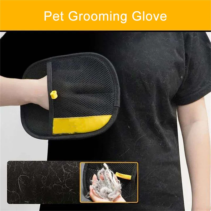 Pet Supplies Grooming - Huisdier Elektrostatische Haarverwijderingshandschoenen Kattenhaarverwijderingsborstel Klevende Handschoenen