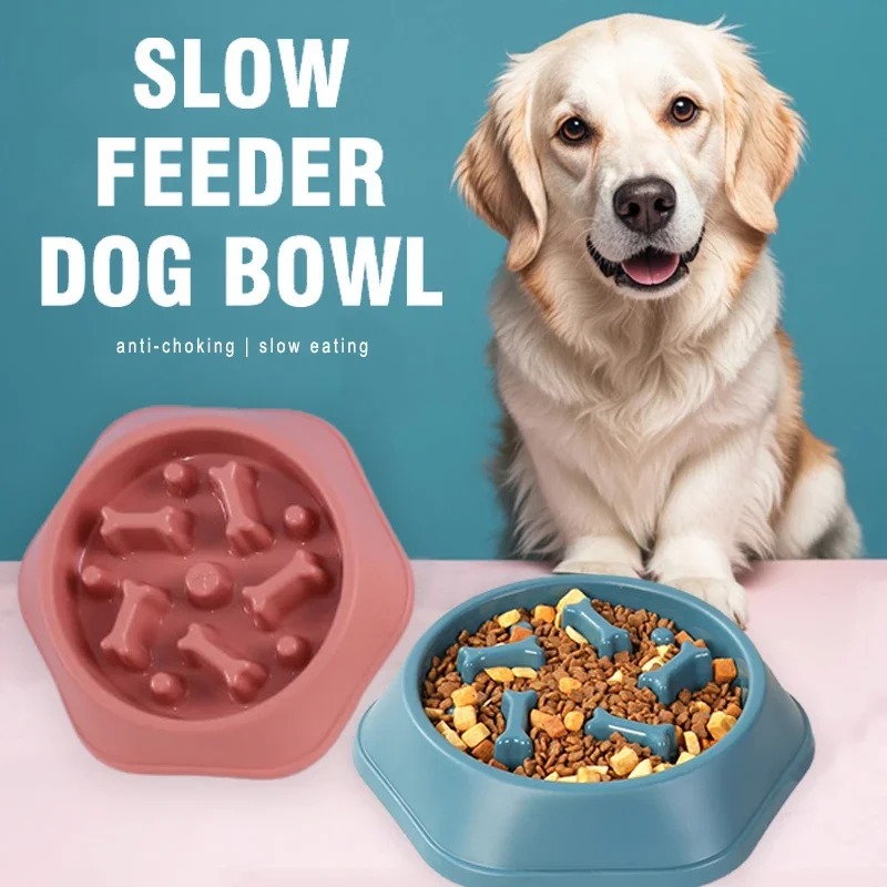 Dog Treat Puzzle Toy - 1 Stuks Slow Feeder Hondenkom Anti-verstikking