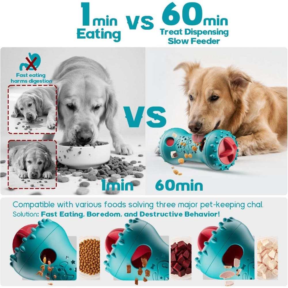 Interactief hondenspeelgoed, v - Dog Treat Puzzle Toy recensie en prijs