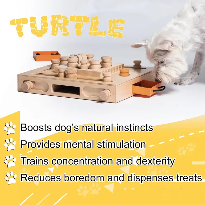 Interactief houten puzzelspeel - Dog Treat Puzzle Toy recensie en prijs