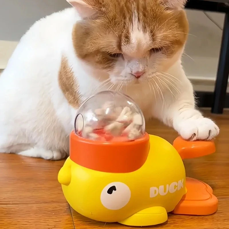 Gele eendvormige interactieve  - Dog Treat Puzzle Toy recensie en prijs
