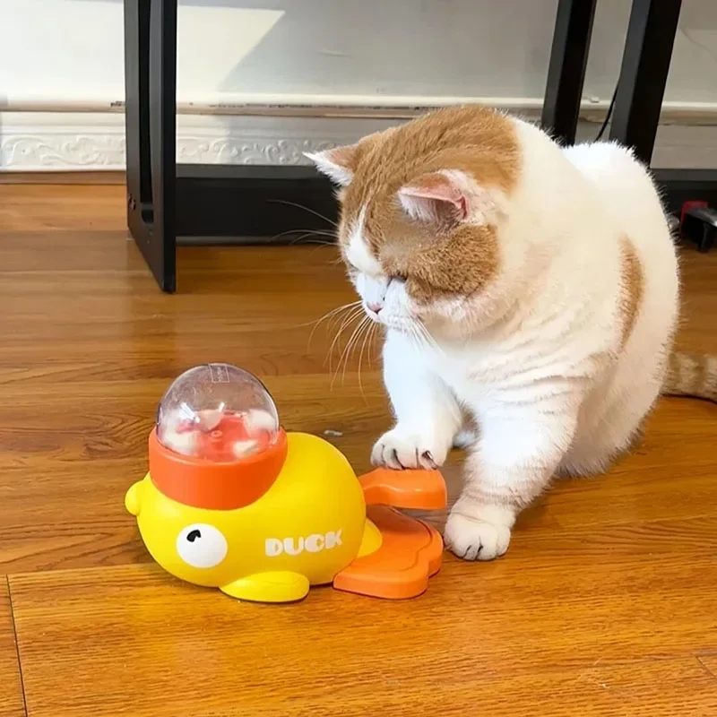 Gele eendvormige interactieve  - Dog Treat Puzzle Toy recensie en prijs