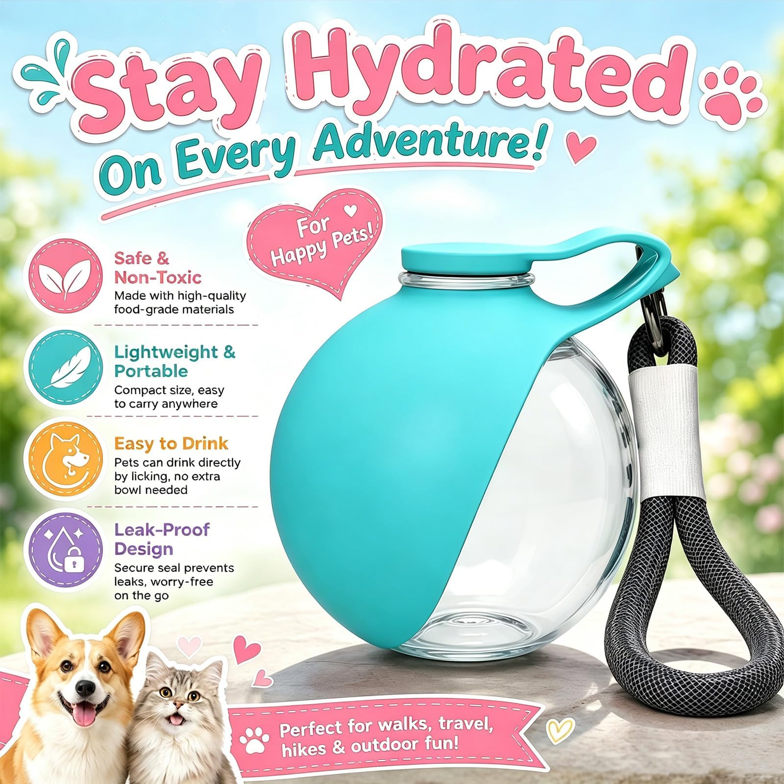 Nieuwe 2026 2-in-1 draagbare h - Pet Supplies Dropshipping recensie en prijs