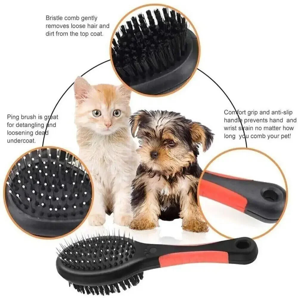 Hond Naaldkam Duurzaam Dubbelz - Pet Supplies Dropshipping recensie en prijs