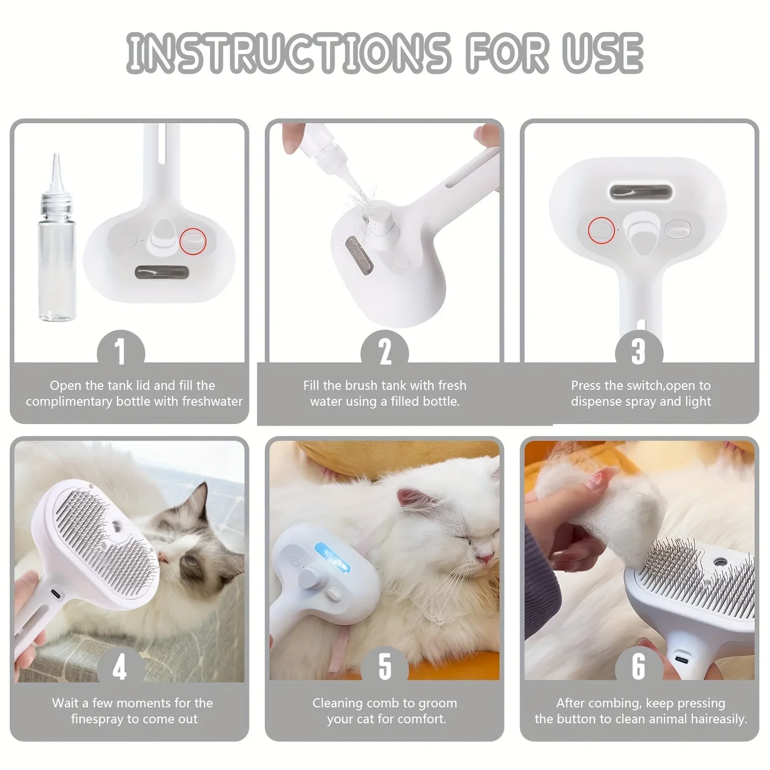 Huisdier Spray Haarborstel Hui - Pet Supplies Dropshipping recensie en prijs